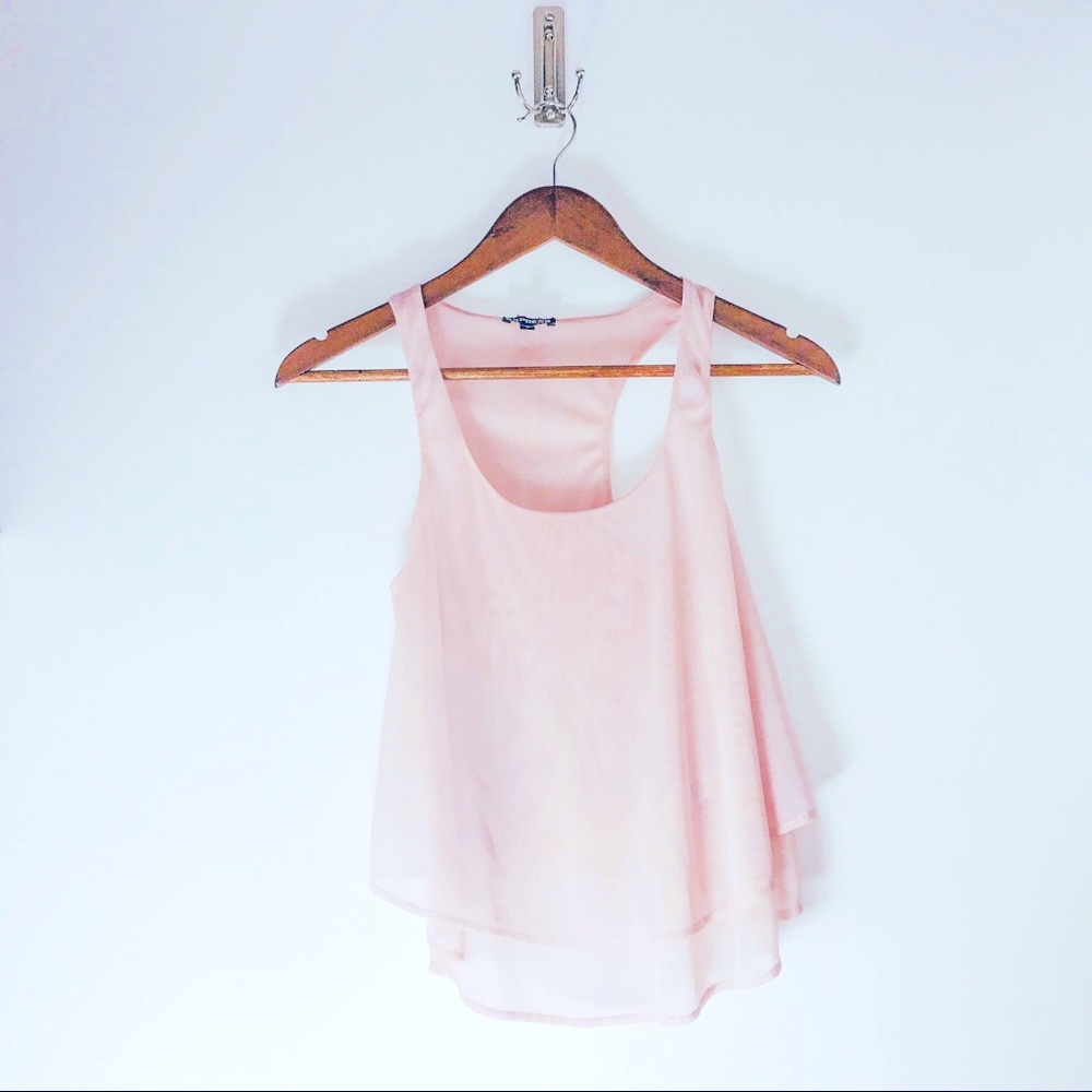 Express Sheer Crop Top